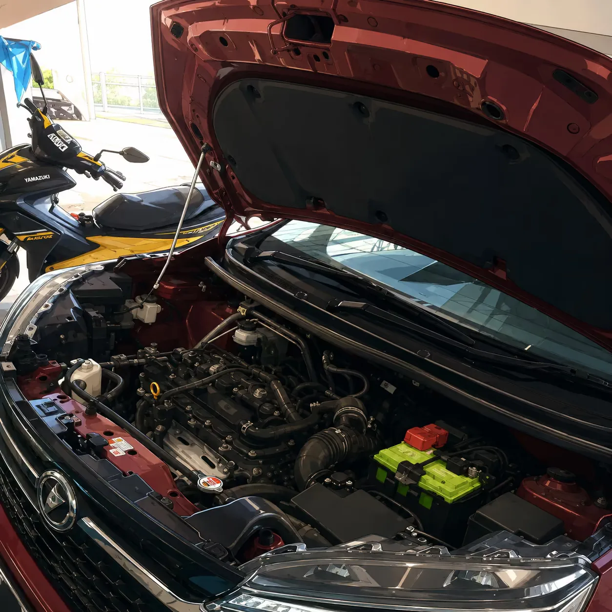 A TY Leo Battery job in progress in Kuching or Kota Samarahan