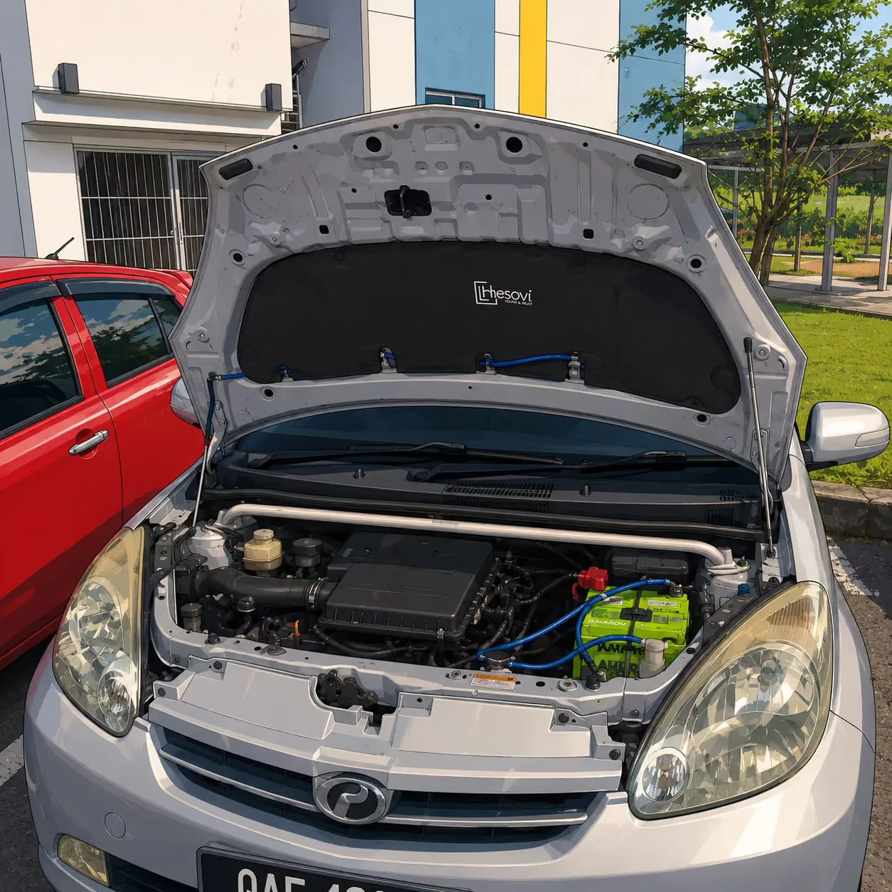 A TY Leo Battery job in progress in Kuching or Kota Samarahan